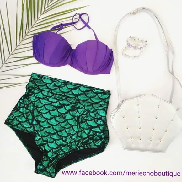 high waisted mermaid bikini